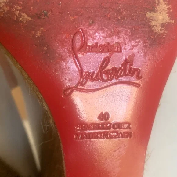 Christian Louboutin White Platform Espadrilles - Picture 5 of 10